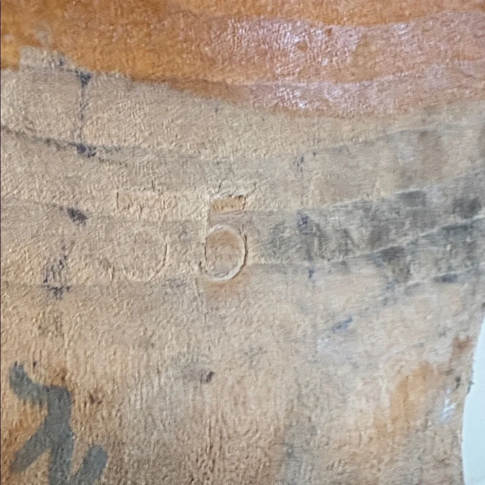 Vintage Lofsko genuine Swedish clogs wooden clog cognac colored leather size 35 - Picture 7 of 16